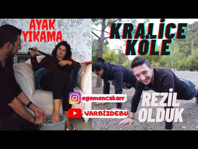 KRALİÇE KÖLE ! ( KRAL VEZİR ) AYAK YIKAMA ve AYAK MASAJI YAPTIK !! VAR BİZDE BU !!!