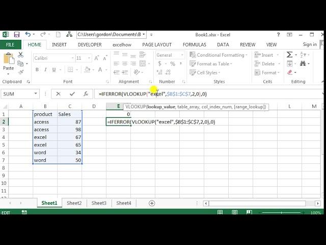 VLOOKUP Returns zero instead of #NA in Excel