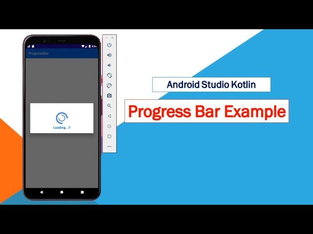 Progress bar android studio kotlin | Progress dialog android studio kotlin