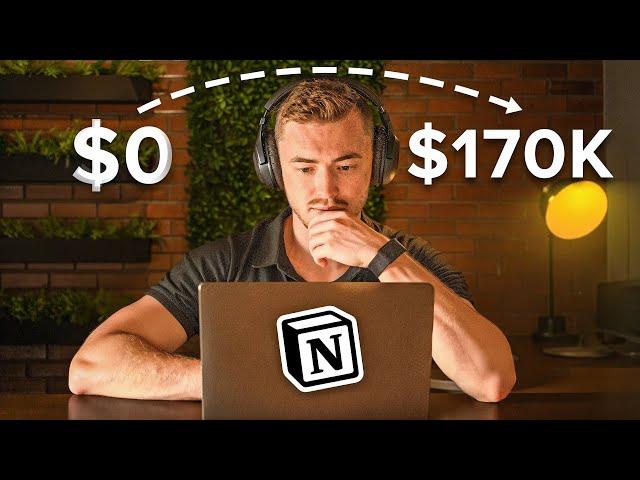 How To make $170k passive income with Notion