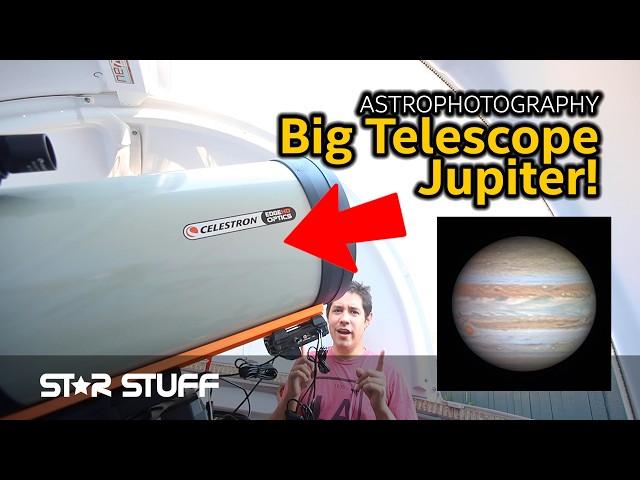 Let's Photograph Jupiter with a Celestron 14" Telescope!