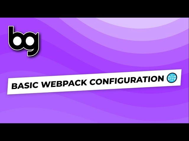  basic webpack configuration