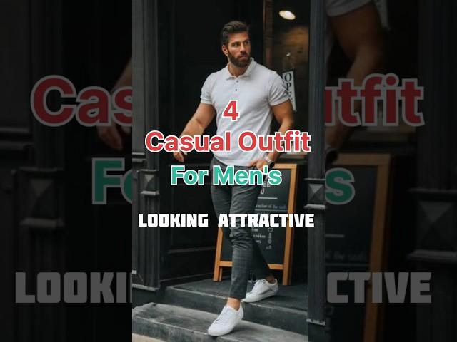  Top 4 Casual Outfit For Men's 2025 ( Looking Attractive ) #style #mensfashion #fashion #formal