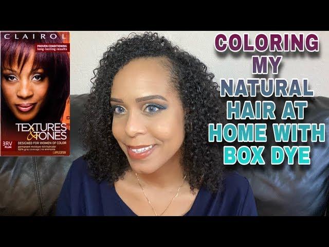 COLORING MY NATURAL HAIR AT HOME | Clairol Textures & Tones | JackieNaturals