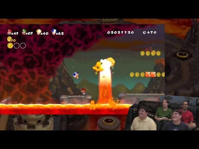 Third Rate Game Play: New Super Mario Bros. Wii (World 8 FINALE)