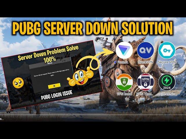 Server Down Issue pubg Solution - How To Fix Pubg Login Problem - Server Did Not Respond Problem