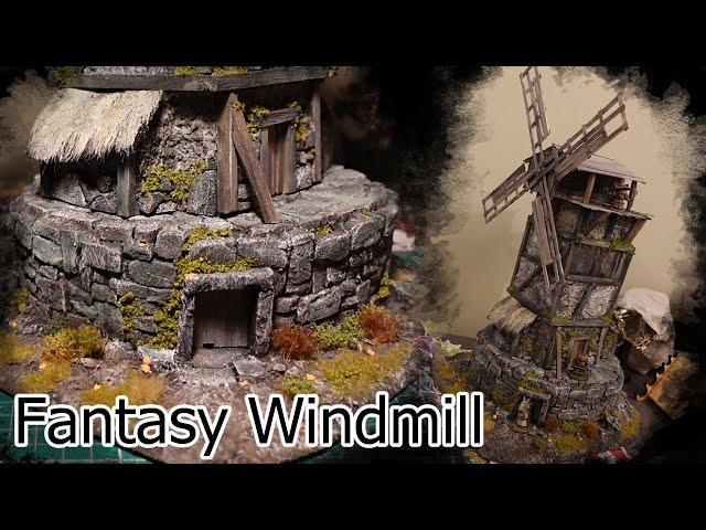 Scratch Building Terrain: A Fantasy Windmill