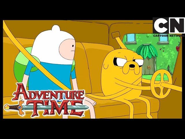 DRIVING AROUND TOWN WITH FINN AND JAKE - Furniture & Meat | Adventure Time | Cartoon Network