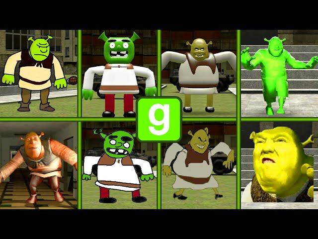 GMOD: All kinds of Shrek-Nextbots // Shrik 3D, SCP, Very Easy-Nightmare, Shrakt 3D █ Garry's Mod █