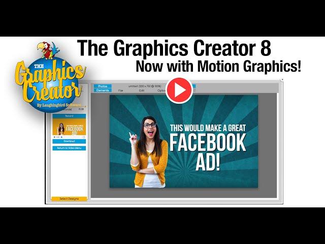 NEW! The Graphics Creator 8 - now with Motion Graphics!