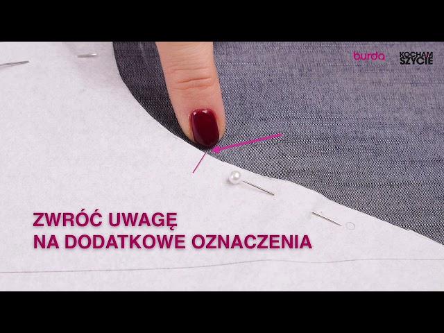 Szycie dla początkujących - jak ułożyć wykrój na materiale!