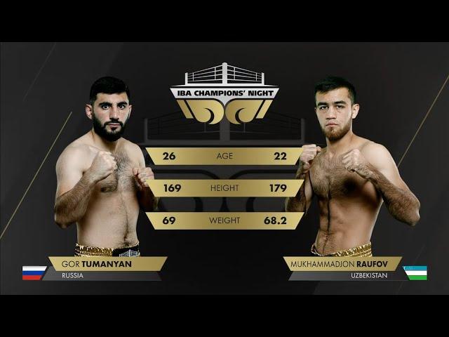 TUMANYAN Gor (RUS) vs RAUFOV Mukhammadjon (UZB) | IBA Champions’ Night | November 4, 2024