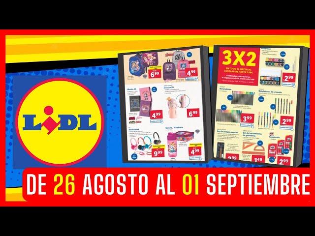 OFERTAS ESTA SEMANA en LIDL!!! Del 26 de AGOSTO al 1 de SEPTIEMBRE