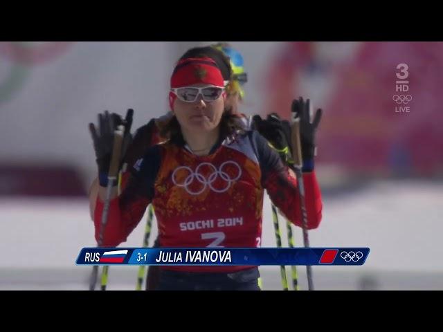 Längdskidor OS Sotji 2014 Damer 4x5km Stafett