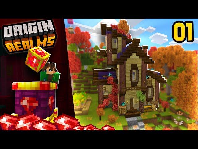 This Is Vanilla MINECRAFT?! | Origin Realms Ep.1