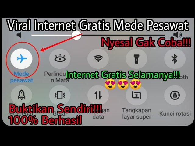 Viral! Internet Dengan Mode Pesawat!!!