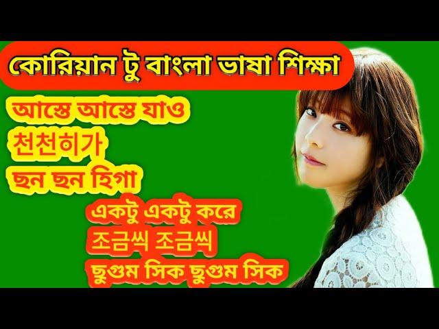 কোরিয়ান টু বাংলা ভাষা শিক্ষা || Korean Language Speaking Course || Koren Lottery || BTS Korean