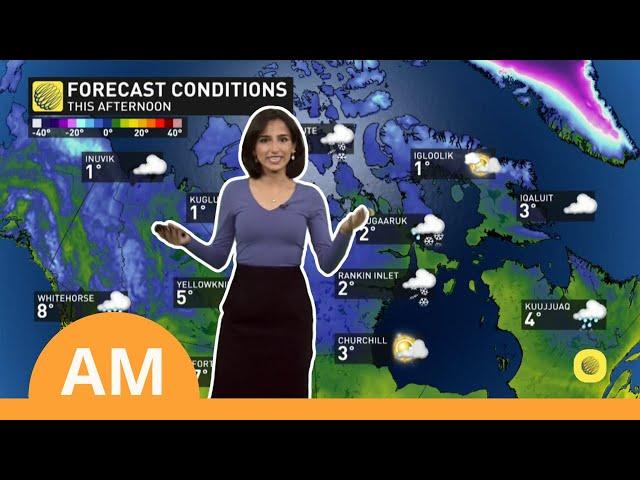 Seasonably Cold or Mild? Thanksgiving Weekend Warm Is Divided Across Canada | #weatheram