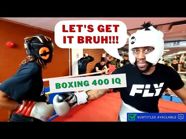 SPARRING 400 IQ - HIGH SPEED chess at the END!!! Pt 1