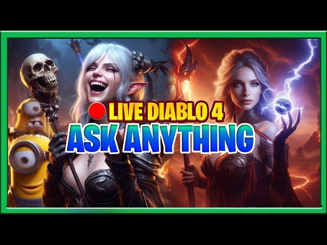 Diablo 4 ENDGAME ASK anything Official Diablo Partner