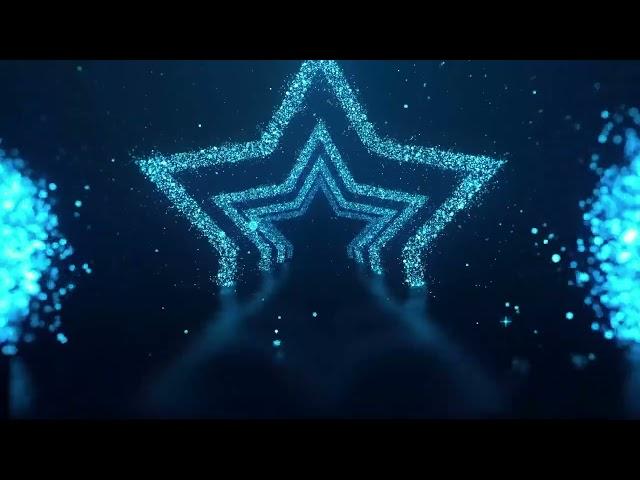 Star lights tunnel Loop| Particle Star |