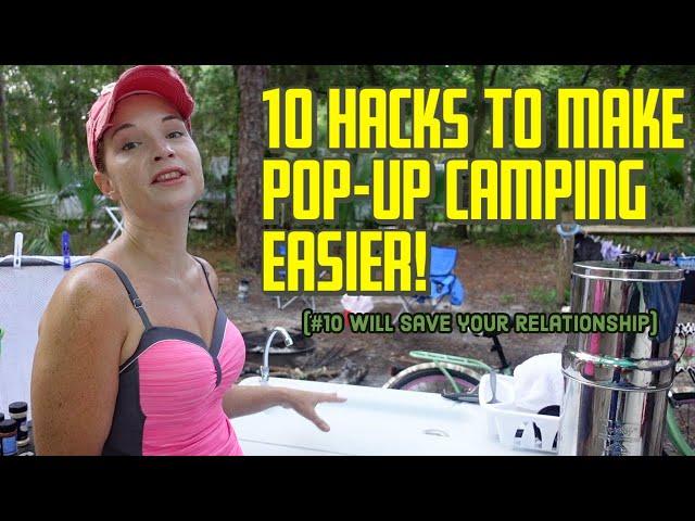 How to make camping in a pop up more enjoyable | 10 tips to improve your pop up camper