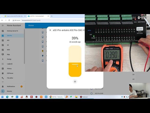 how to slove A32 Pro/A24 DAC dimmer output voltage is not linear issue