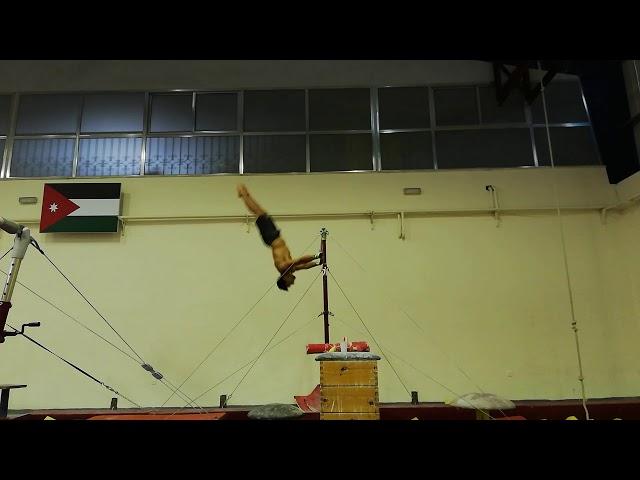 Adham Alsqour [ the hardest highbar routine for 2018 (16.3) ] Gymnastics