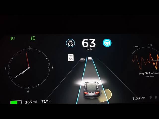 Tesla Software v8.0 - Autopilot Initial Impressions
