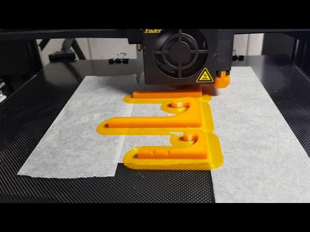 Ender 3, не прилипает к столу пластик PET-G