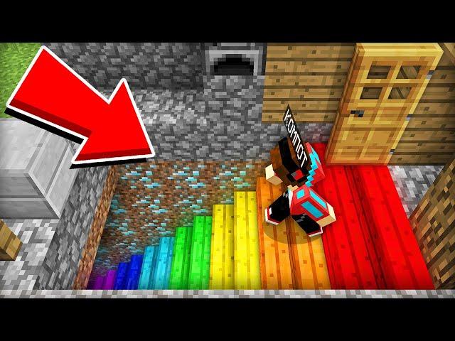 КУДА ВЕДЁТ ЭТА РАДУЖНАЯ ЛЕСТНИЦА ПОД МОИМ ДОМОМ В МАЙНКРАФТ | Компот Minecraft