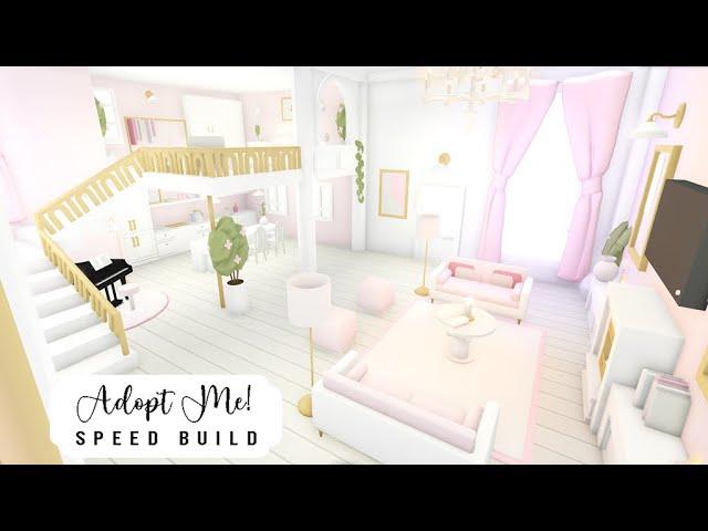 Aesthetic Coquette Pink Tree House  Speed Build Adopt Me! Roblox