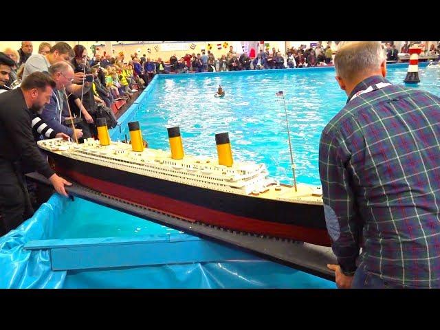 HUGE MONSTER RC SHIP // FULL DETAILED RC BOAT TITANIC // INTERMODELLBAU DORTMUND // MS TITANIC