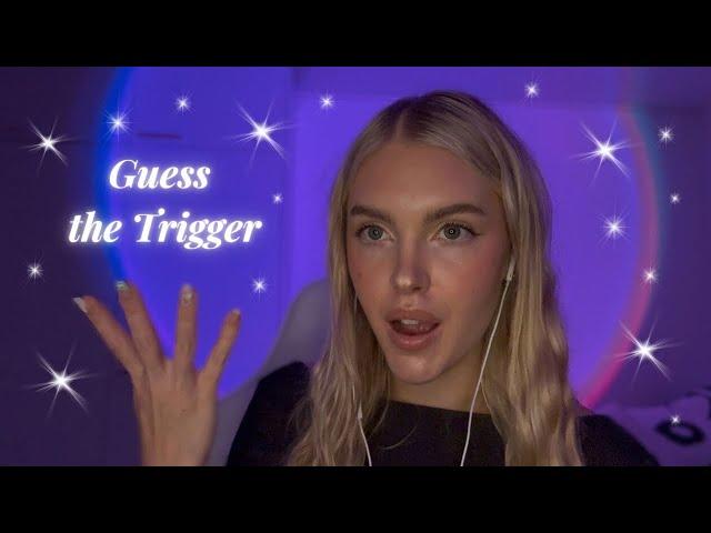 ASMR Guess the Trigger  | Eyes Open or Closed