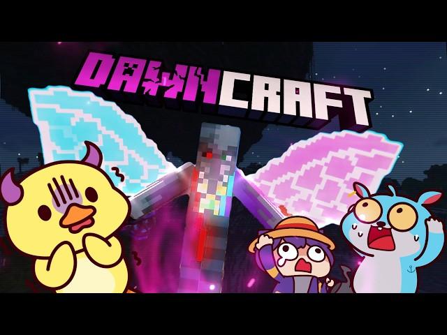 MINECRAFT 100 NGÀY PHIÊU LƯU TRONG DAWNCRAFT CÙNG 3 CHÀNG LÍNH NGỰ LÂM CHUNG TÌNH, CAMLORD VÀ MB3R