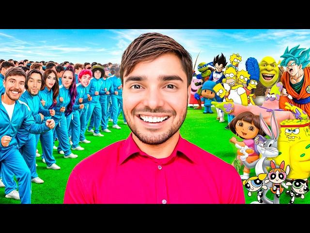 24 YOUTUBERS CAZAN 24 MITOS de CARICATURAS !!