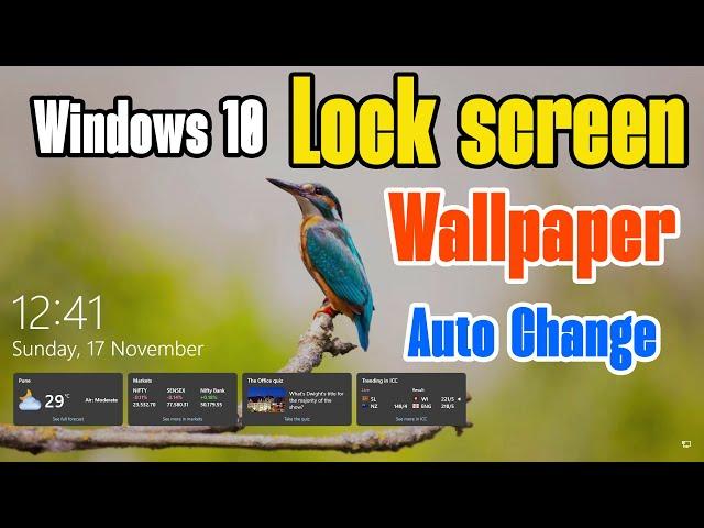 How to Activate / Enable Lock Screen Wallpaper Auto Change Feature in Windows 10 PC or Laptop - 2025