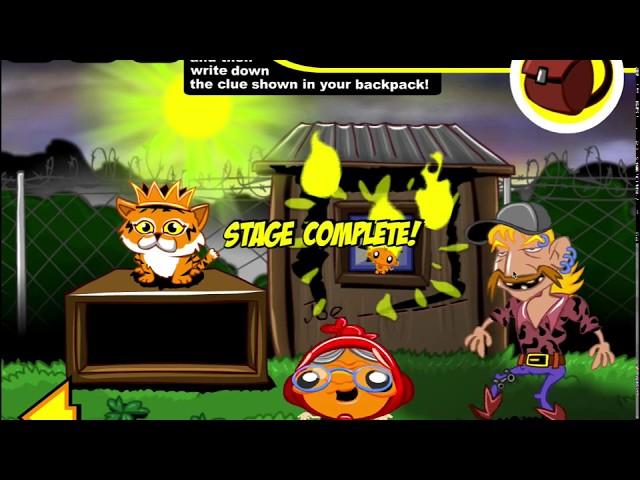 Monkey GO Happy Stage 437 -  King Tiger Monkey Cave man Theme