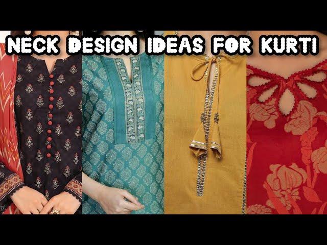 latest Neck design ideas for kurti | thatglamworld