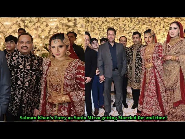 Salman Khan's Entry as Sania Mirza getting Married for 2nd time After her divorce with Shoaib Malik!