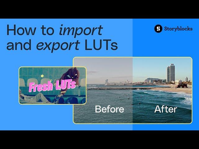 How to import and export DaVinci Resolve LUTs (Tutorial)