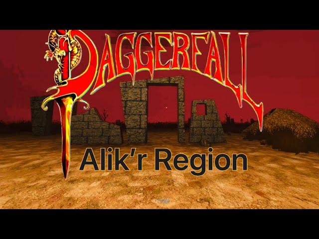 Exploring Daggerfall Unity 2 - Alik'r Desert (NO COMMENTARY)