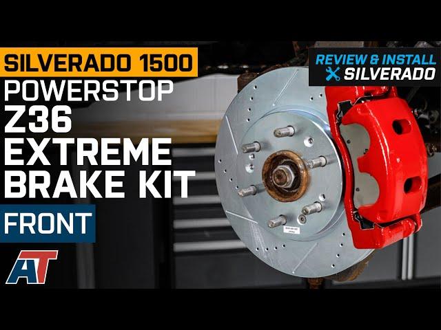 2007-2018 Silverado PowerStop Z36 Extreme Brake Kit Front Review & Install