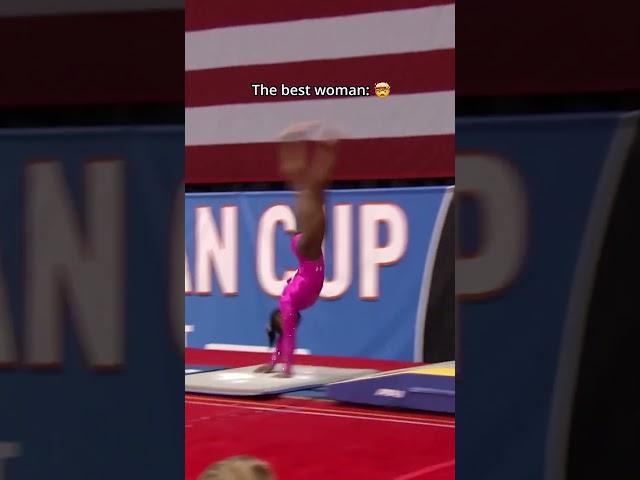 Who do you think did the better Vault? #gymnastics #vault #stick #simonebiles