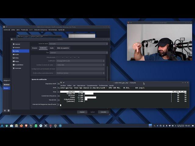 En Linux: Cómo configurar OBS Studio para grabación en local de calidad con gráficas Intel o AMD