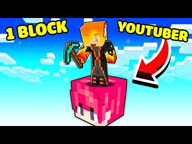 JackVN Sinh Tồn Trên 1 Block YOUTUBER Trong Minecraft