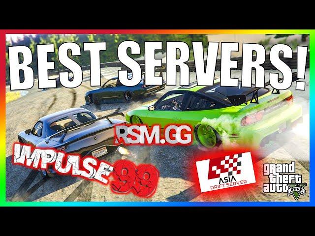 The BEST GTA 5 Free-Roam/Racing/Drifting Servers! (Real Cars, events, minigames, etc!)