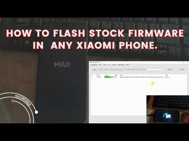 How to Flash MIUI Stock Firmware in any Xiaomi Device - Poco F1