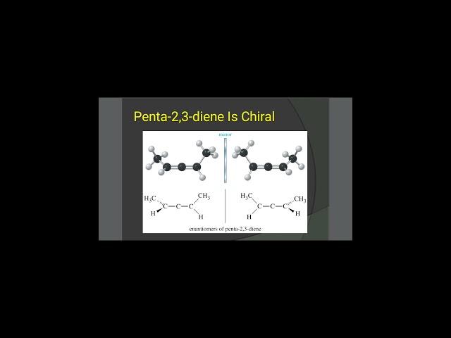 PENTA-2,3 DIENE IS CHIRAL#viral #chemistry #jhwconcepts #stereochemistry