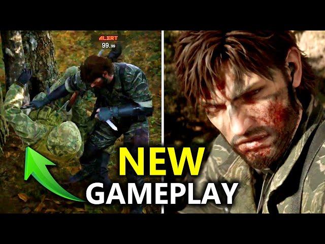 Metal Gear Solid Delta NEW Gameplay - CQC, Dive Roll, & New Cutscenes!